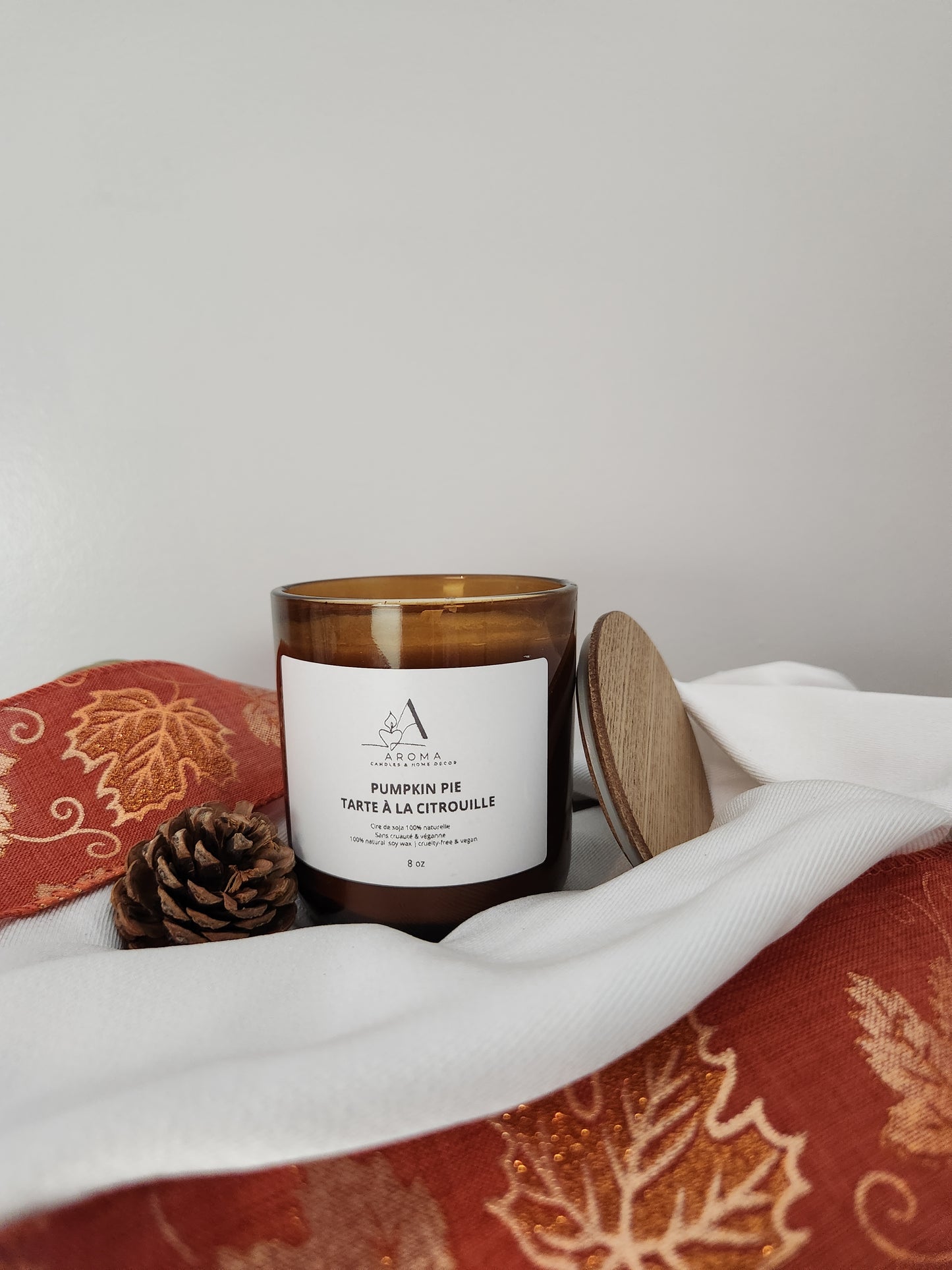 Bougie Tarte à la Citrouille