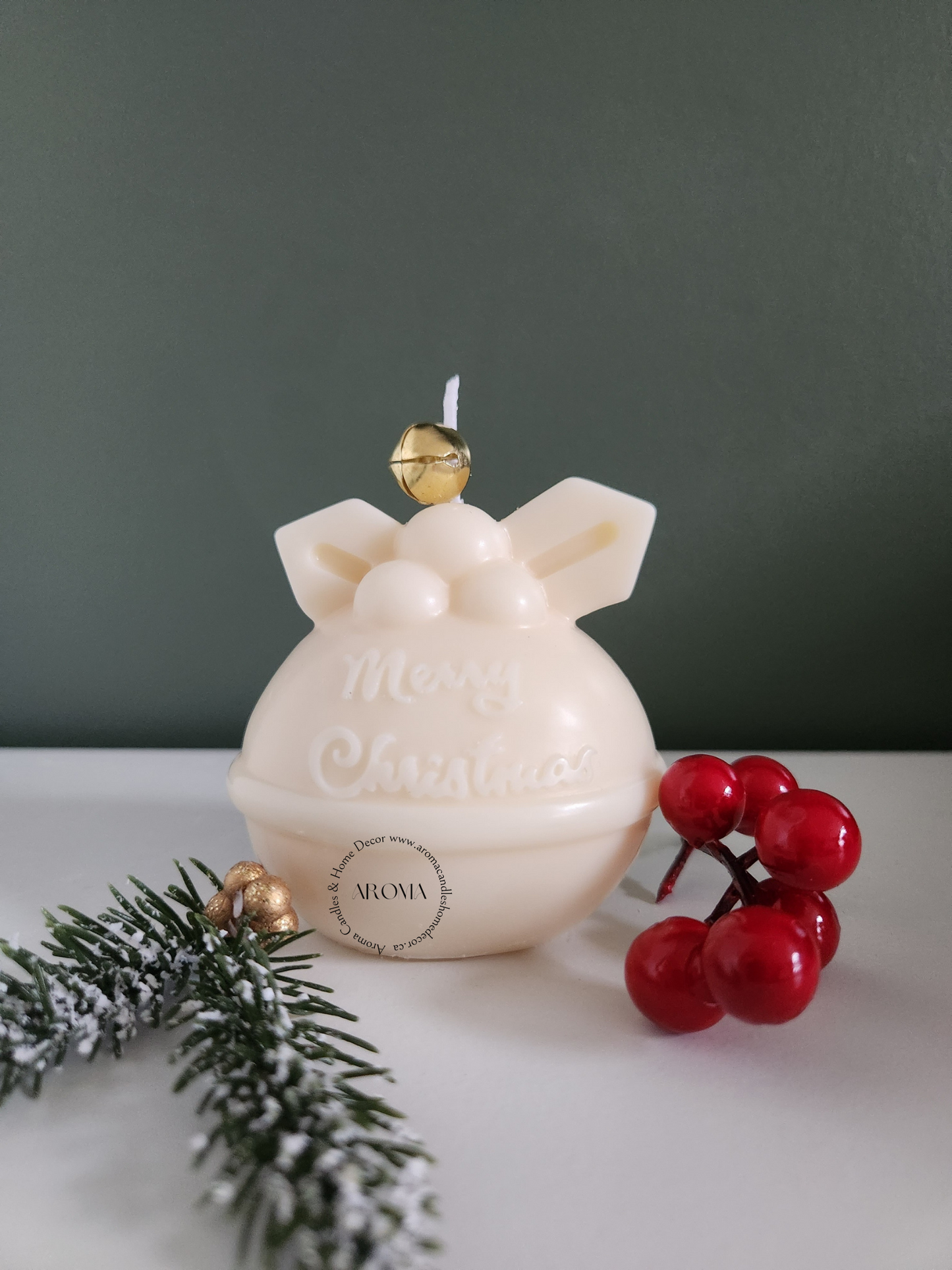 Bougie Boule de Noël