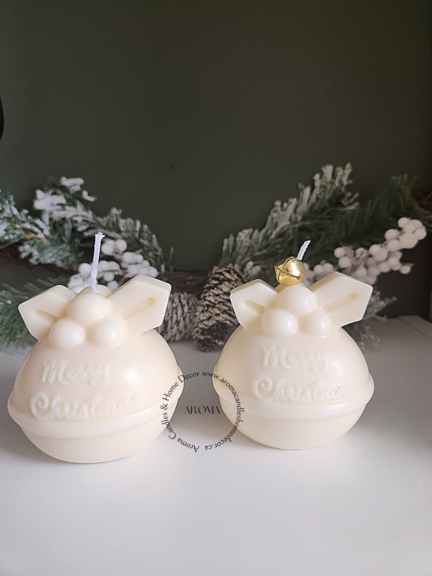 Bougie Boule de Noël
