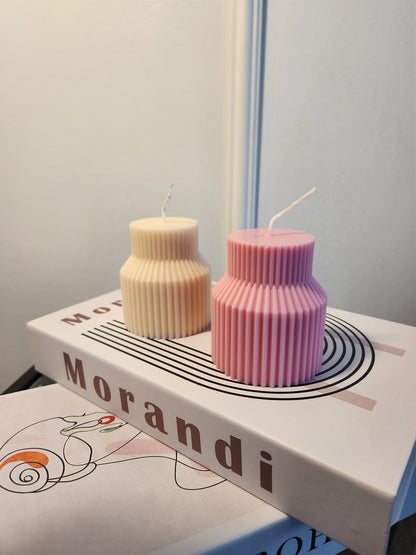 Pilier Cylindre à fines rayures