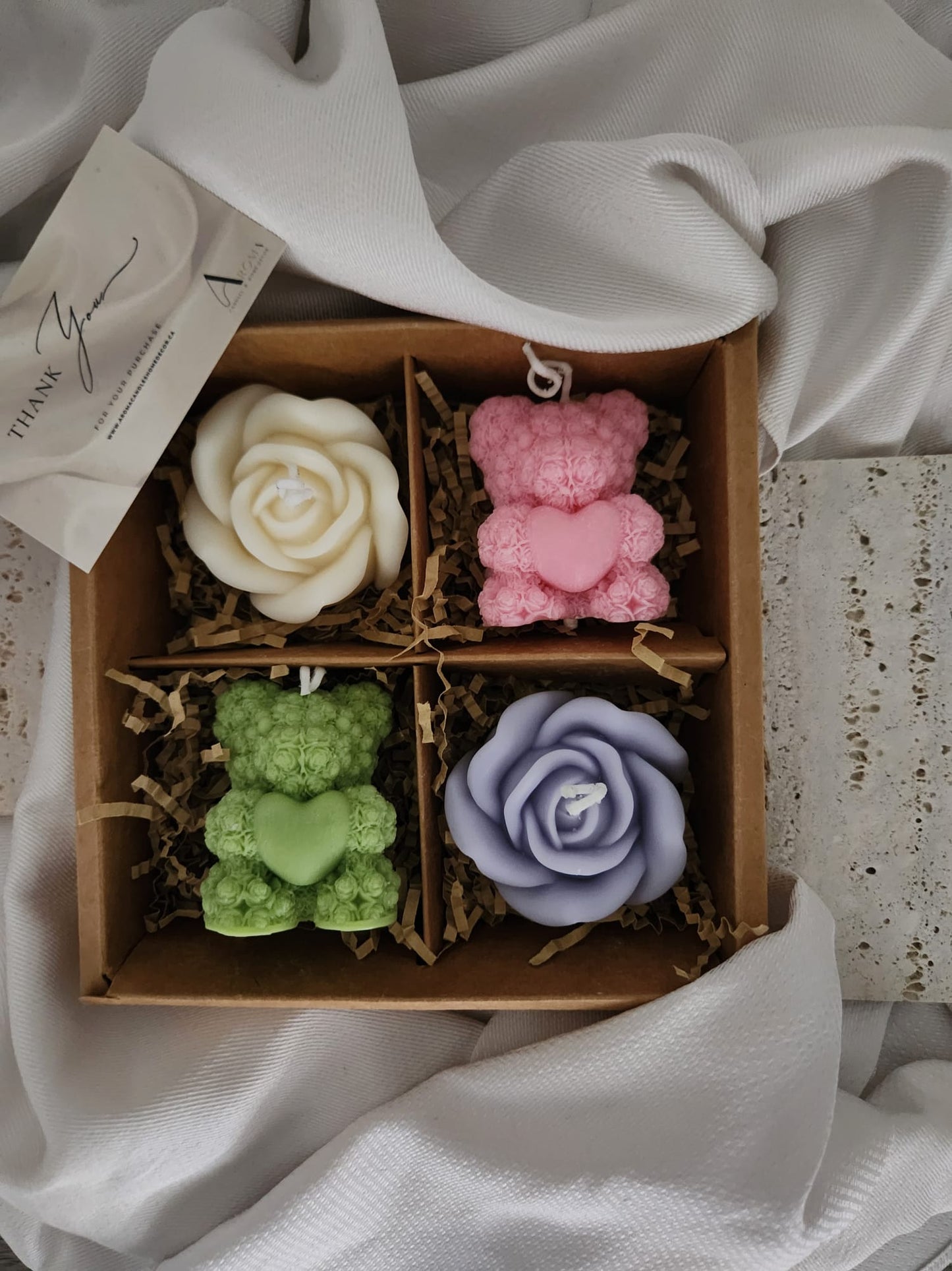 Mélange ourson et fleur